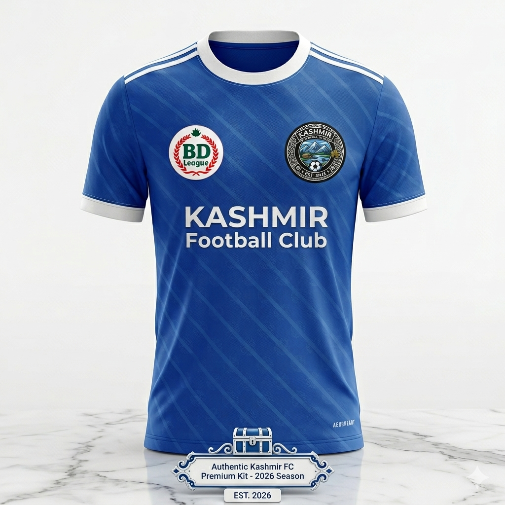 Kasmir FC Home Kit 2025 26 jersey